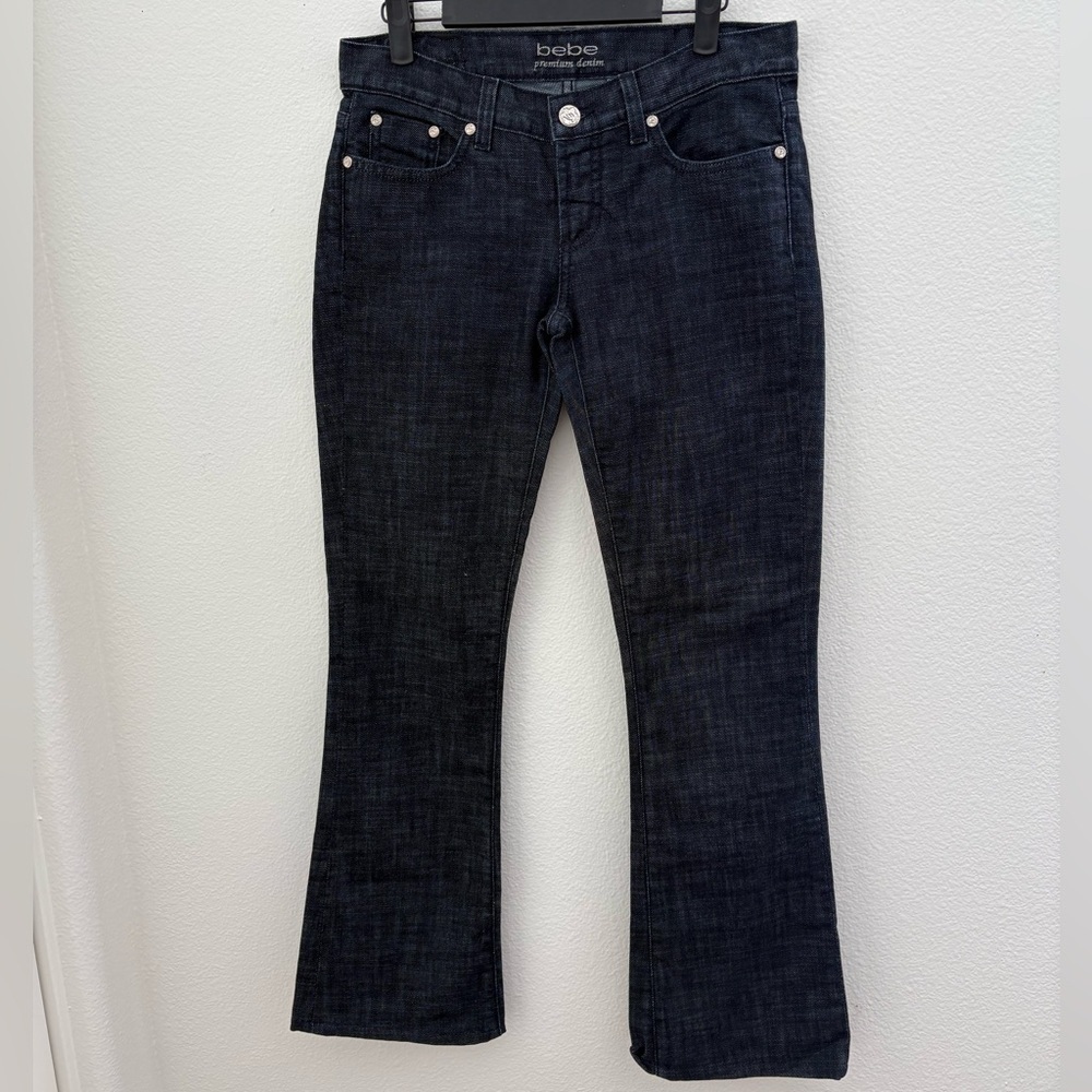 Vintage bebe Premium Denim Carmen Regal Flying Boot Cut Jeans Size 28 USA Made